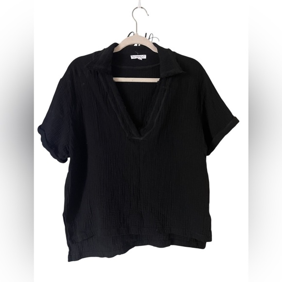 AEMI+CO black blouse - Picture 1 of 6